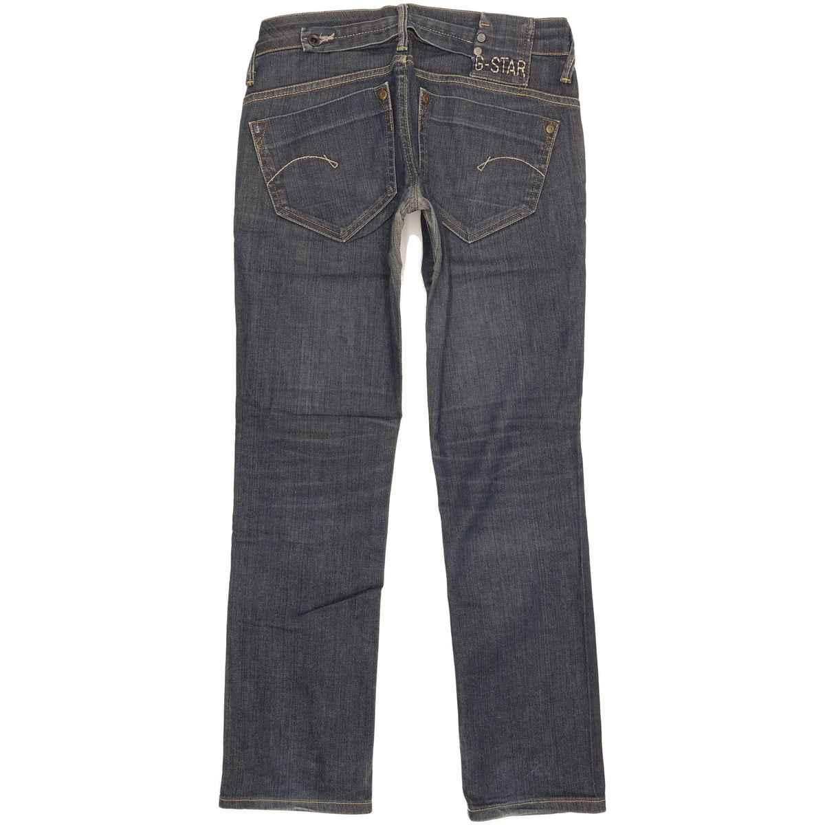 G-Star Midge Women Blue Straight Slim Stretch Jeans W29 L29