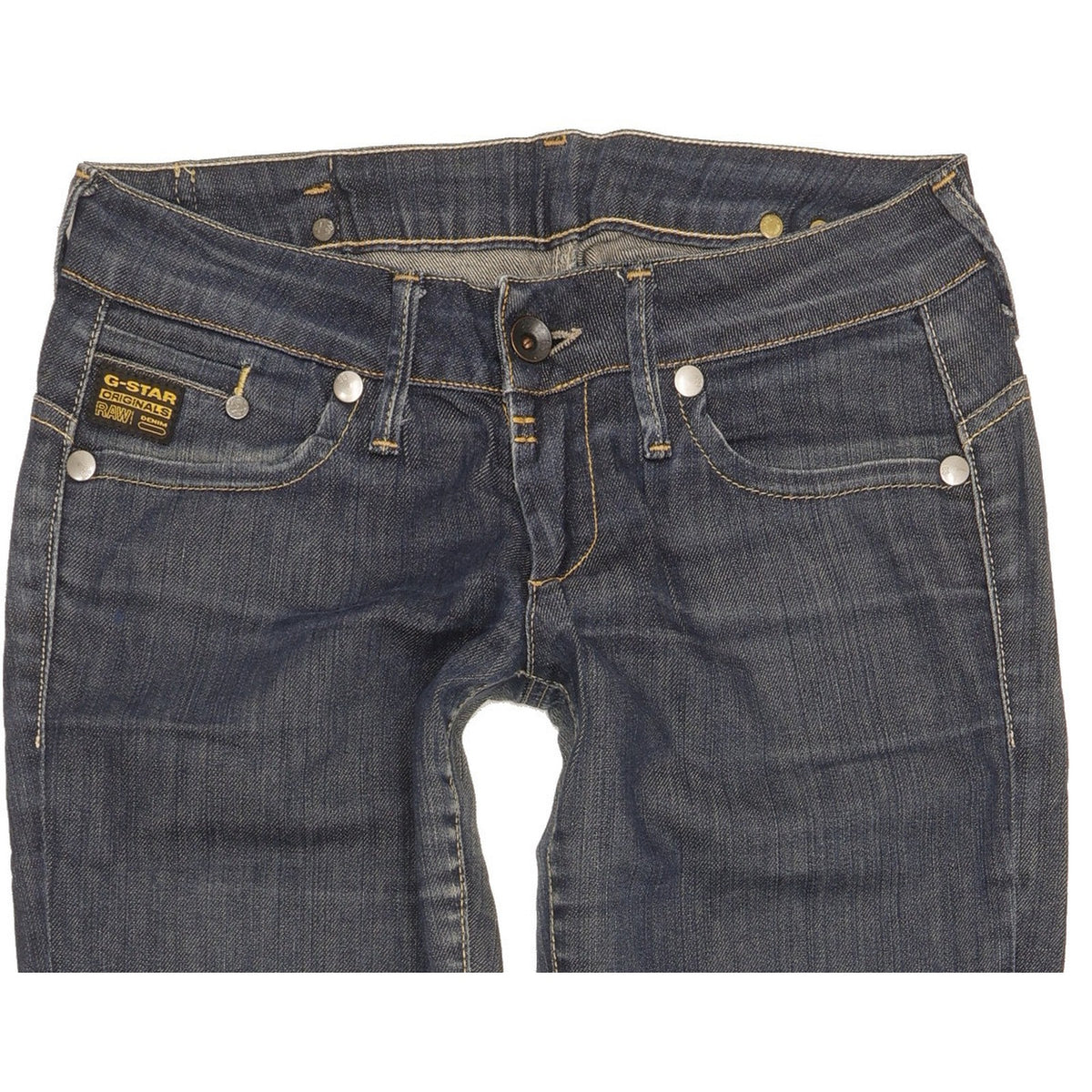 G-Star Midge Women Blue Straight Slim Stretch Jeans W29 L29