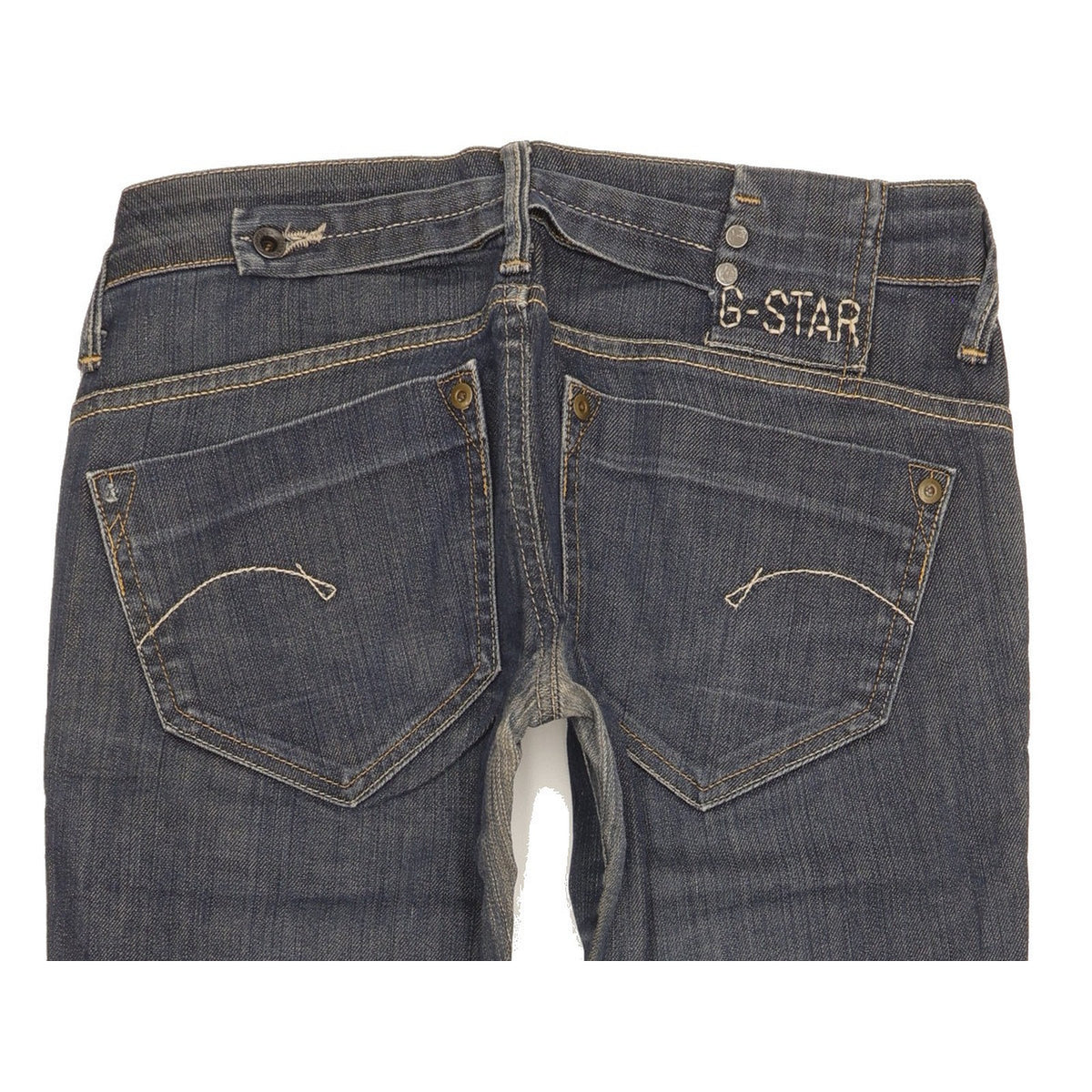 G-Star Midge Women Blue Straight Slim Stretch Jeans W29 L29