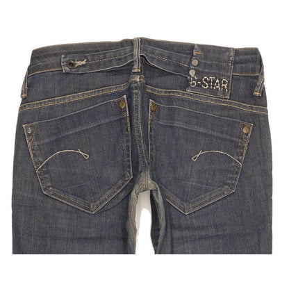 G-Star Midge Women Blue Straight Slim Stretch Jeans W29 L29
