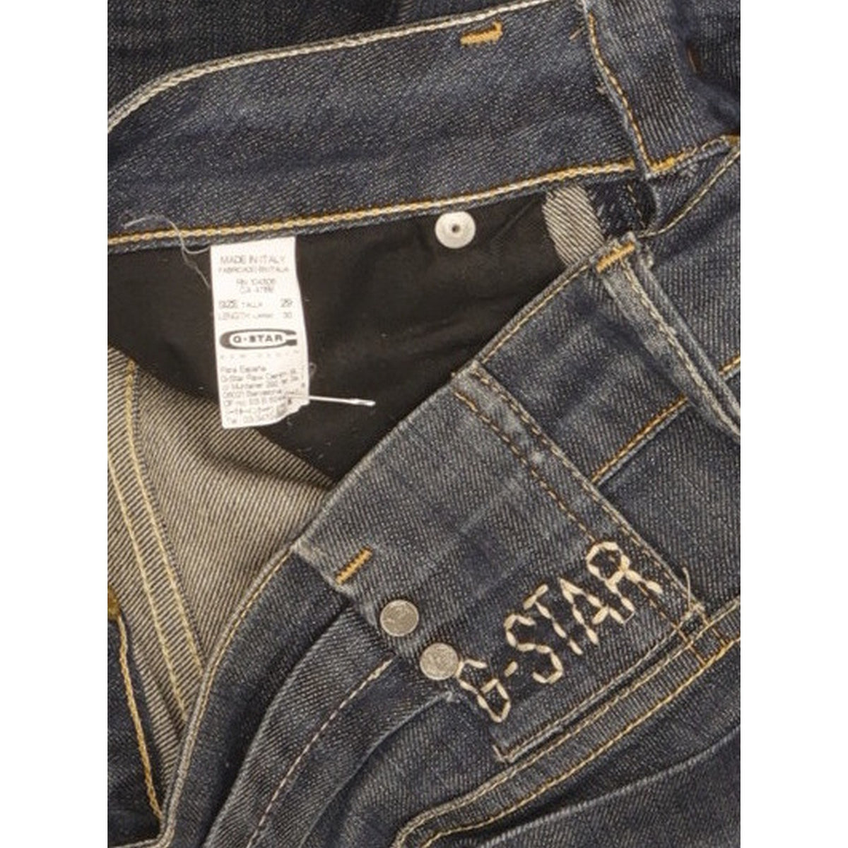 G-Star Midge Women Blue Straight Slim Stretch Jeans W29 L29