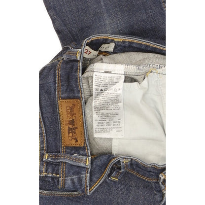 Levi's 627 Women Blue Straight Slim Stretch Jeans W28 L29