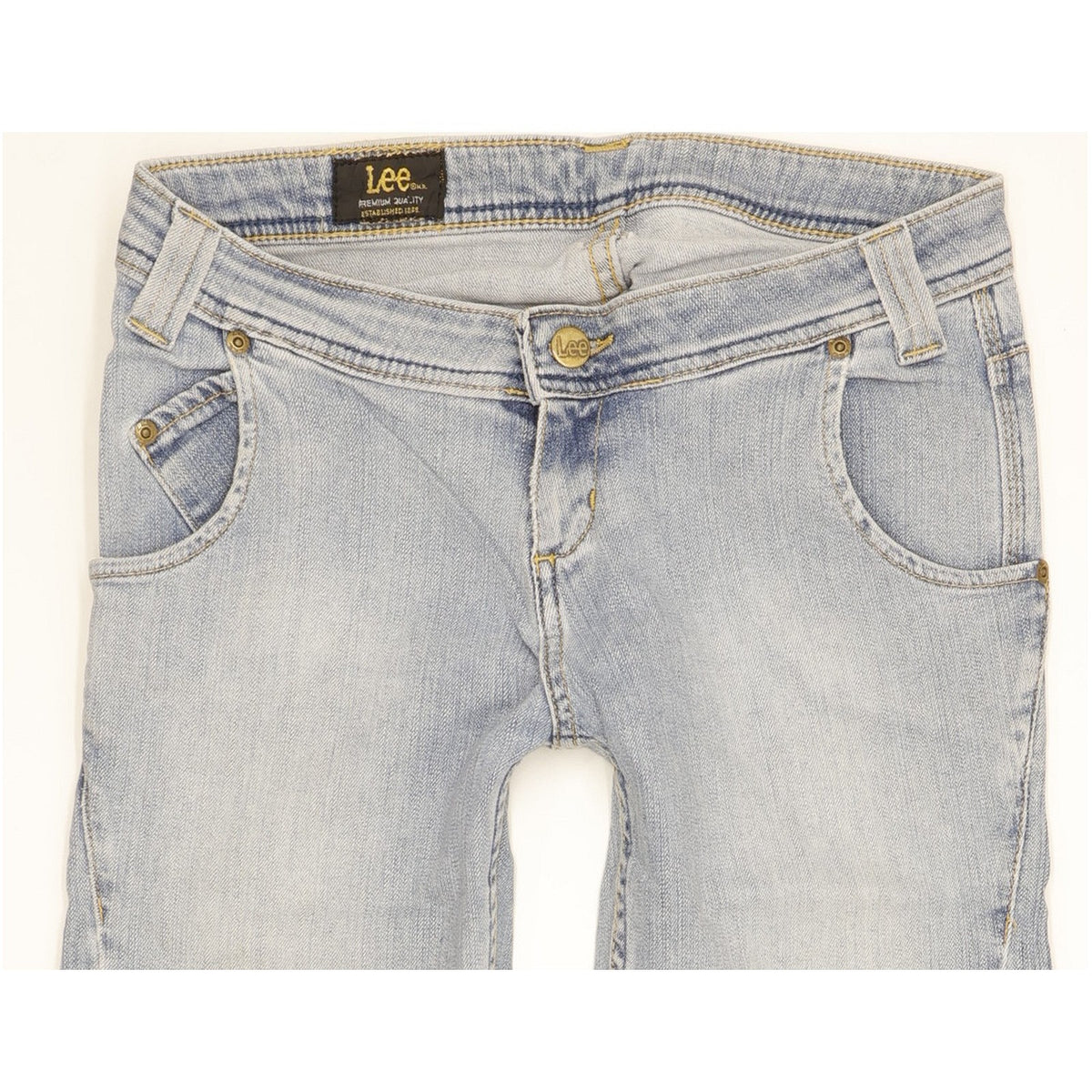 Lee Skyler Women Blue Straight Slim Stretch Jeans W29 L25