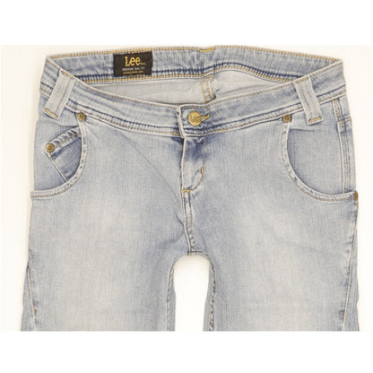 Lee Skyler Women Blue Straight Slim Stretch Jeans W29 L25