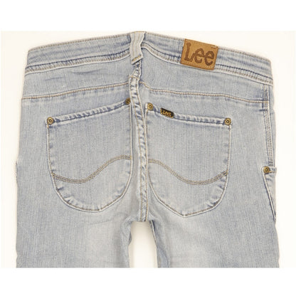 Lee Skyler Women Blue Straight Slim Stretch Jeans W29 L25