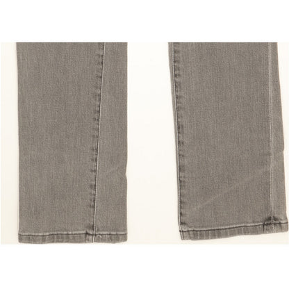 Lee Women Grey Straight Slim Stretch Jeans W26 L33