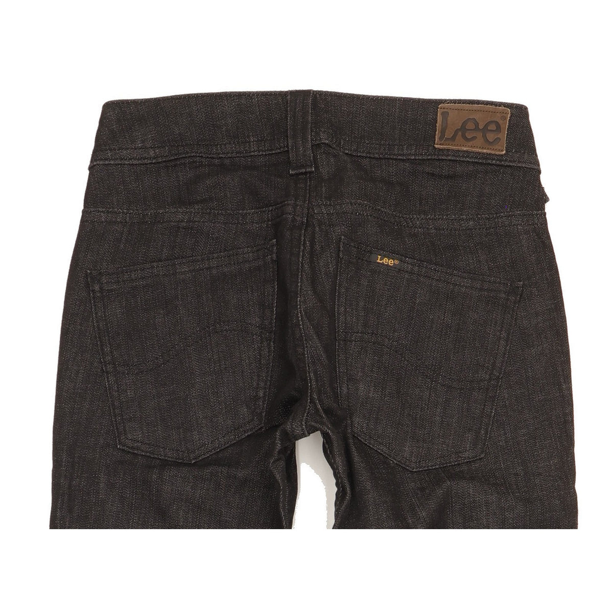 Lee Canora Kids Women Black Straight Slim Stretch Jeans W26 L30