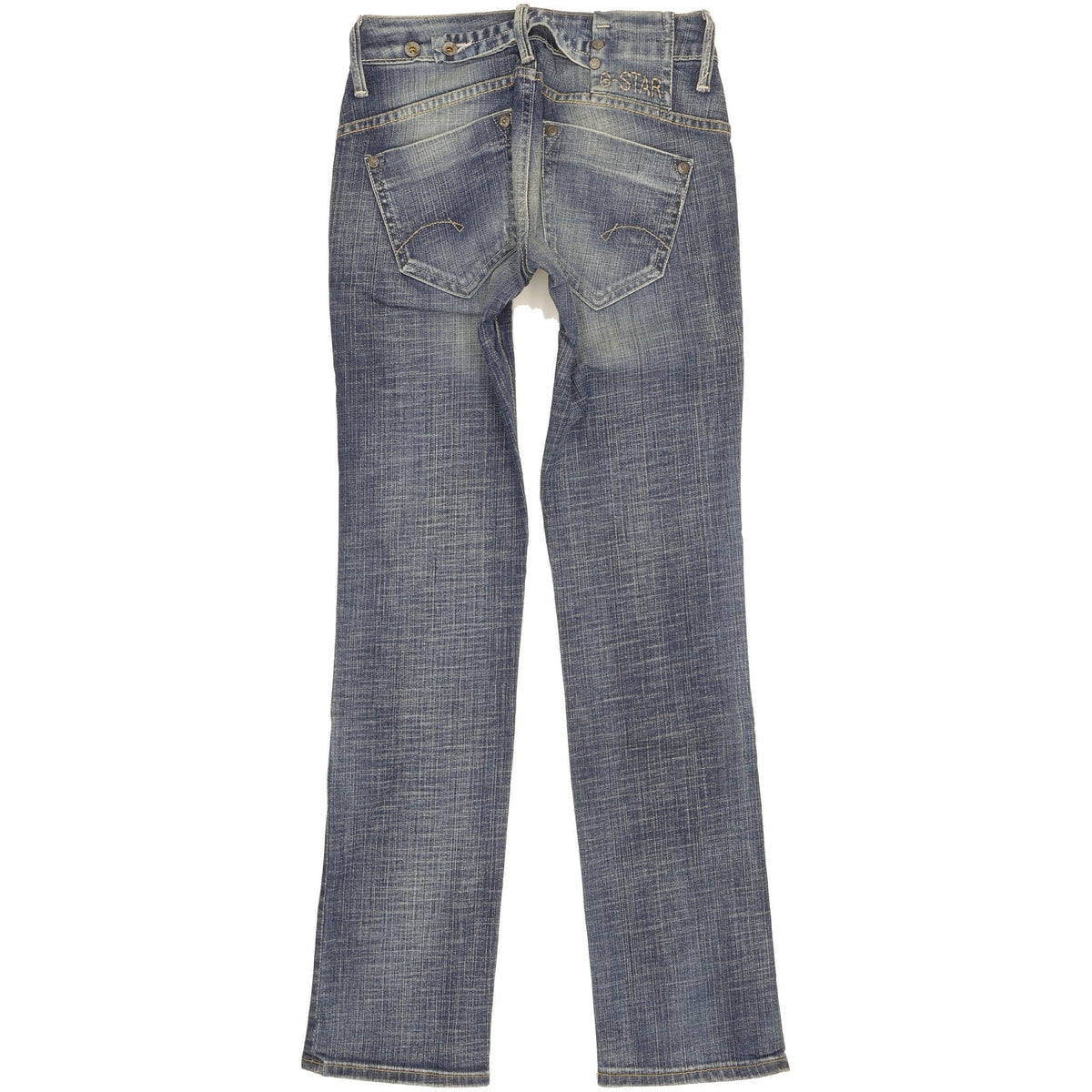 G-Star Midge Women Blue Straight Slim Stretch Jeans W25 L30
