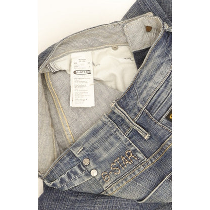 G-Star Midge Women Blue Straight Slim Stretch Jeans W25 L30