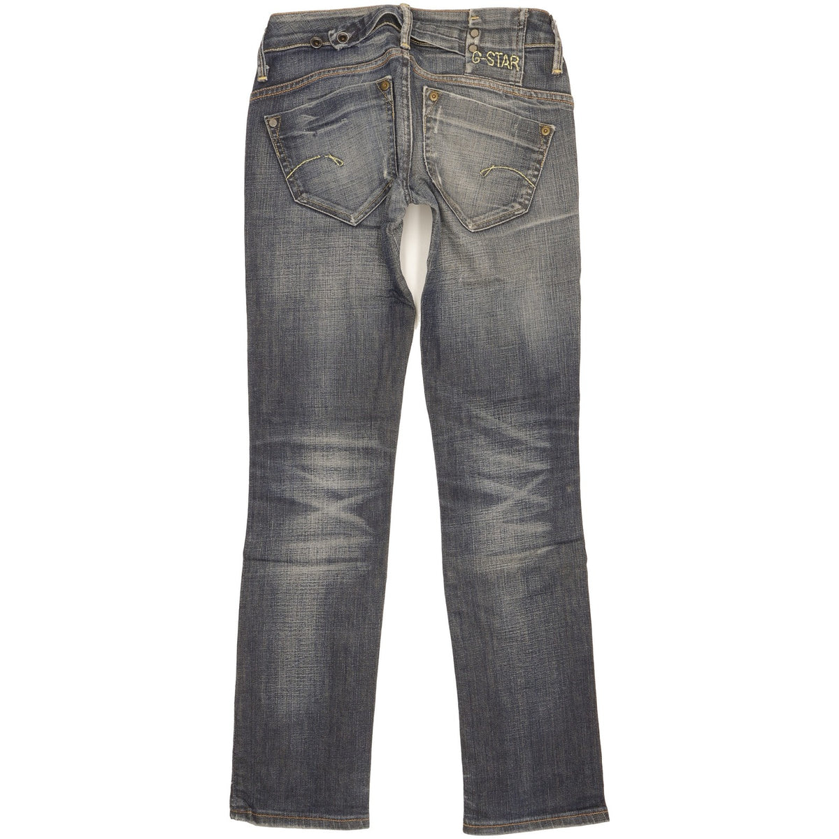 G-Star Midge Women Blue Straight Slim Stretch Jeans W27 L30