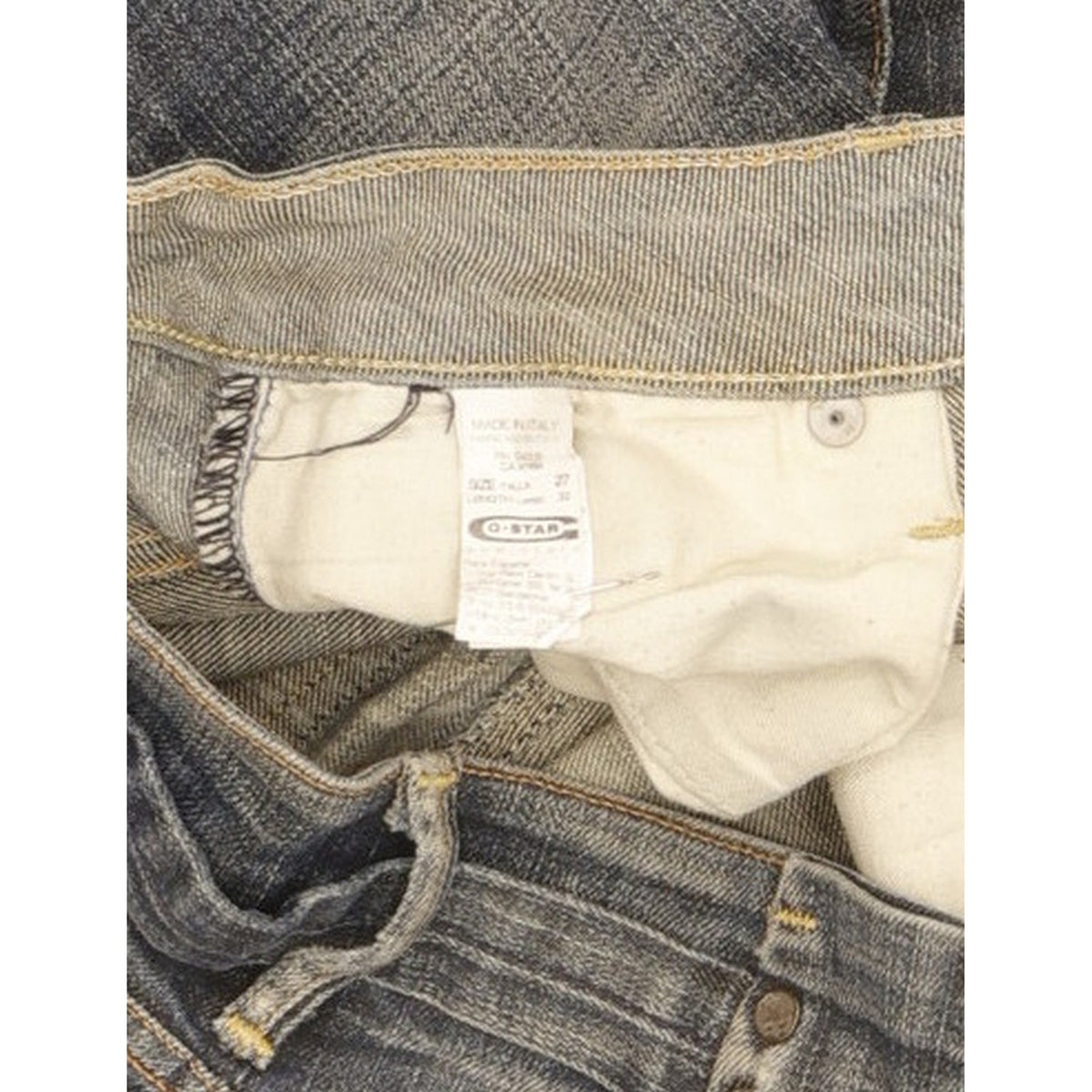 G-Star Midge Women Blue Straight Slim Stretch Jeans W27 L30