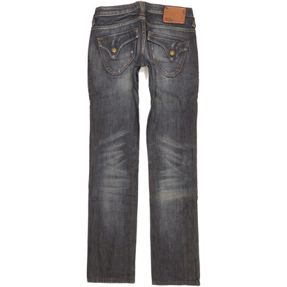 G-Star Limit Women Blue Straight Slim Jeans W27 L32