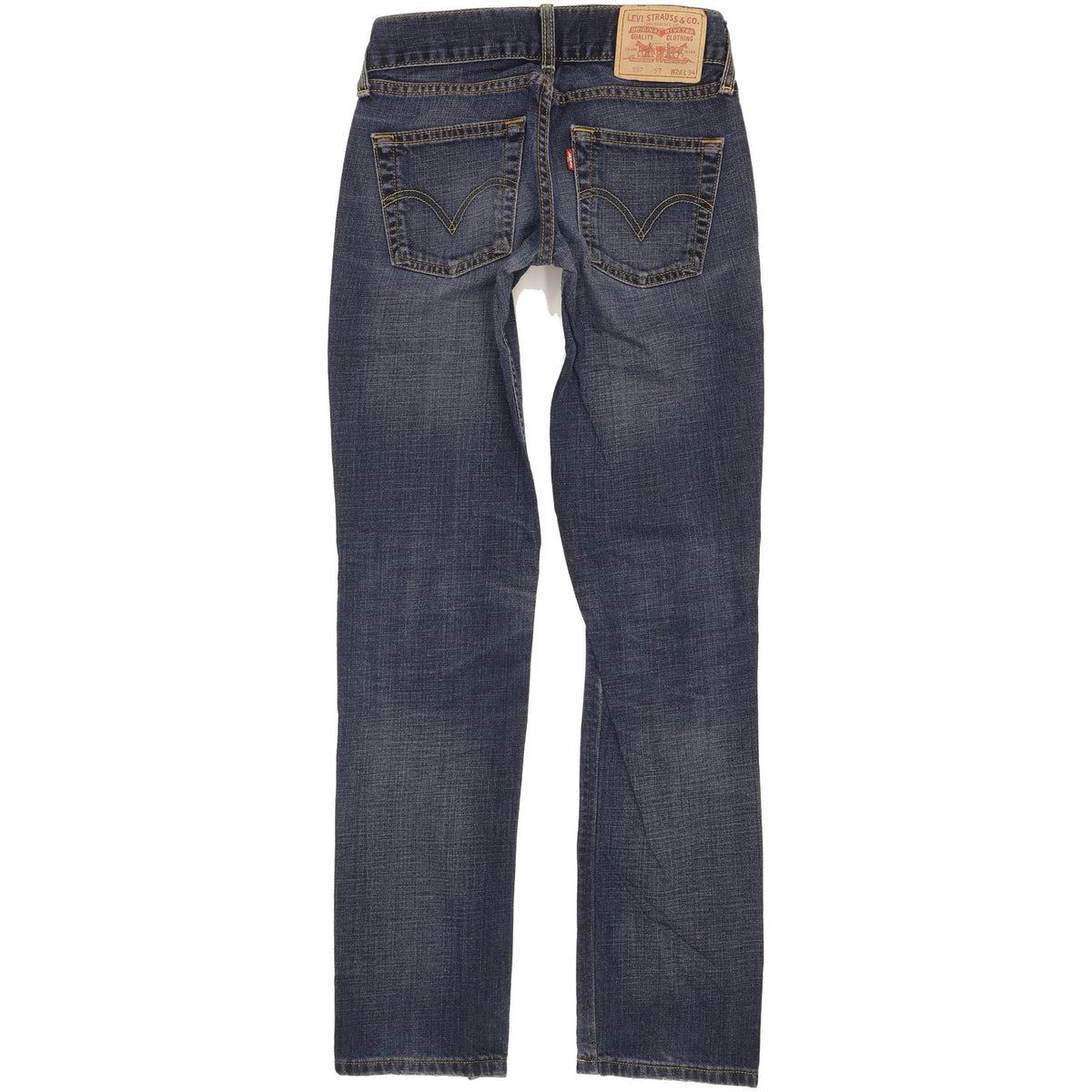Levi's 557 Women Blue Straight Slim Jeans W26 L32