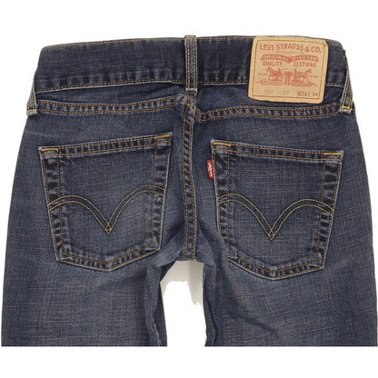 Levi's 557 Women Blue Straight Slim Jeans W26 L32