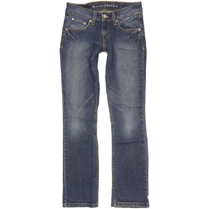 Levi's Women Blue Straight Slim Stretch Jeans W26 L28