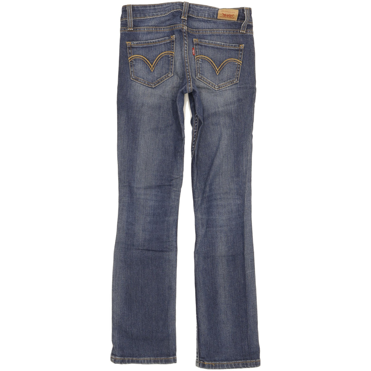 Levi's Women Blue Straight Slim Stretch Jeans W26 L28