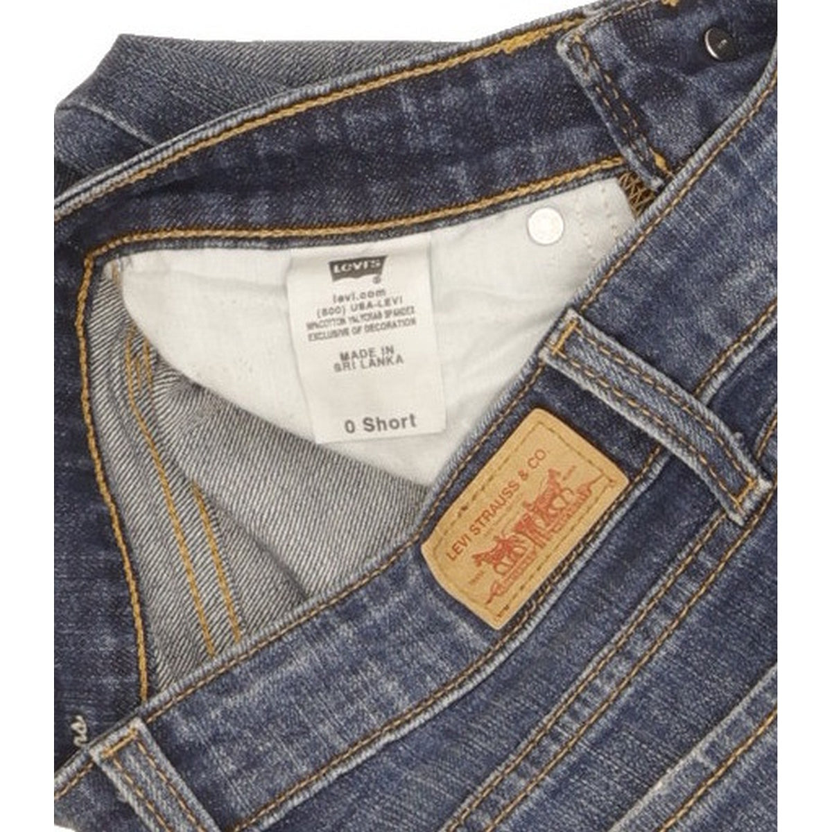 Levi's Women Blue Straight Slim Stretch Jeans W26 L28