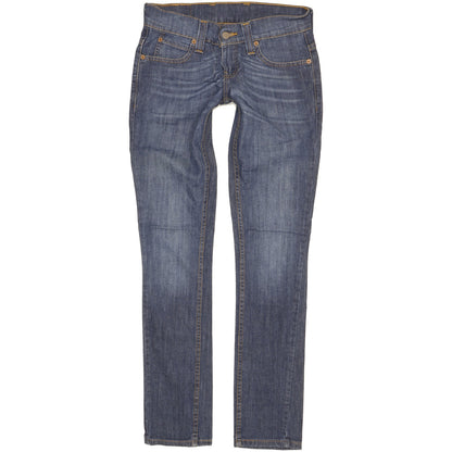Levi's 603 Women Blue Straight Slim Stretch Jeans W27 L32