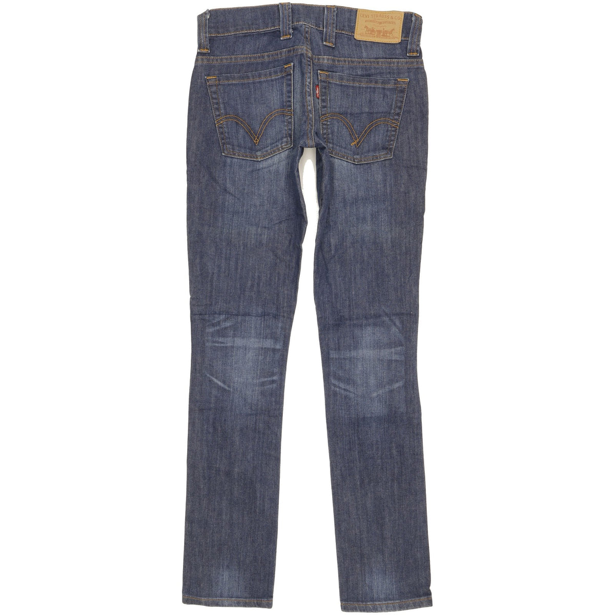 Levi's 603 Women Blue Straight Slim Stretch Jeans W27 L32