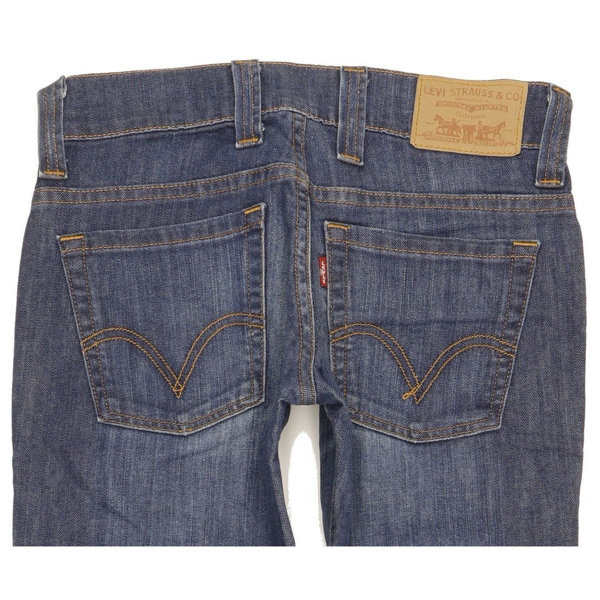 Levi's 603 Women Blue Straight Slim Stretch Jeans W27 L32