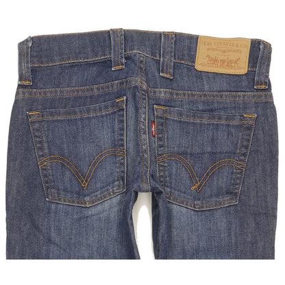 Levi's 603 Women Blue Straight Slim Stretch Jeans W27 L32