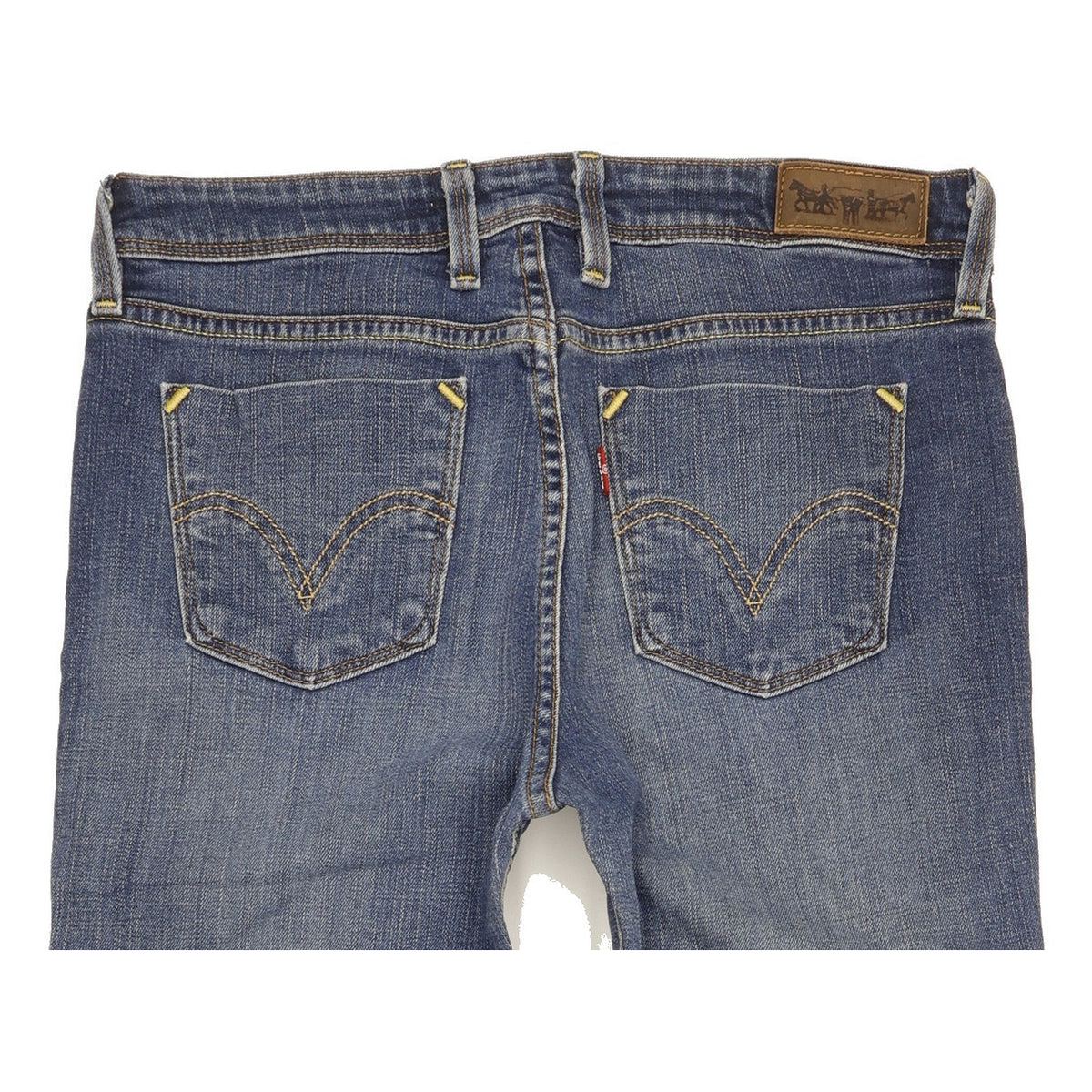 Levi's 627 Women Blue Straight Regular Stretch Jeans W30 L32