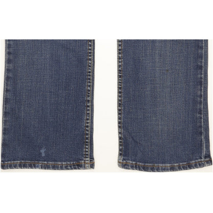 Levi's 627 Women Blue Straight Regular Stretch Jeans W30 L32