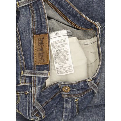 Levi's 627 Women Blue Straight Regular Stretch Jeans W30 L32