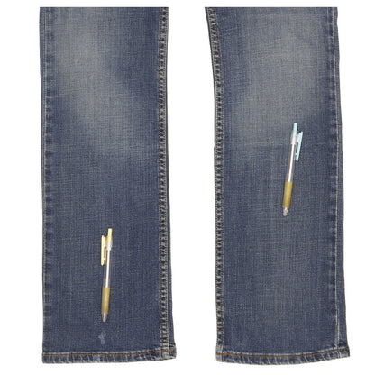 Levi's 627 Women Blue Straight Regular Stretch Jeans W30 L32