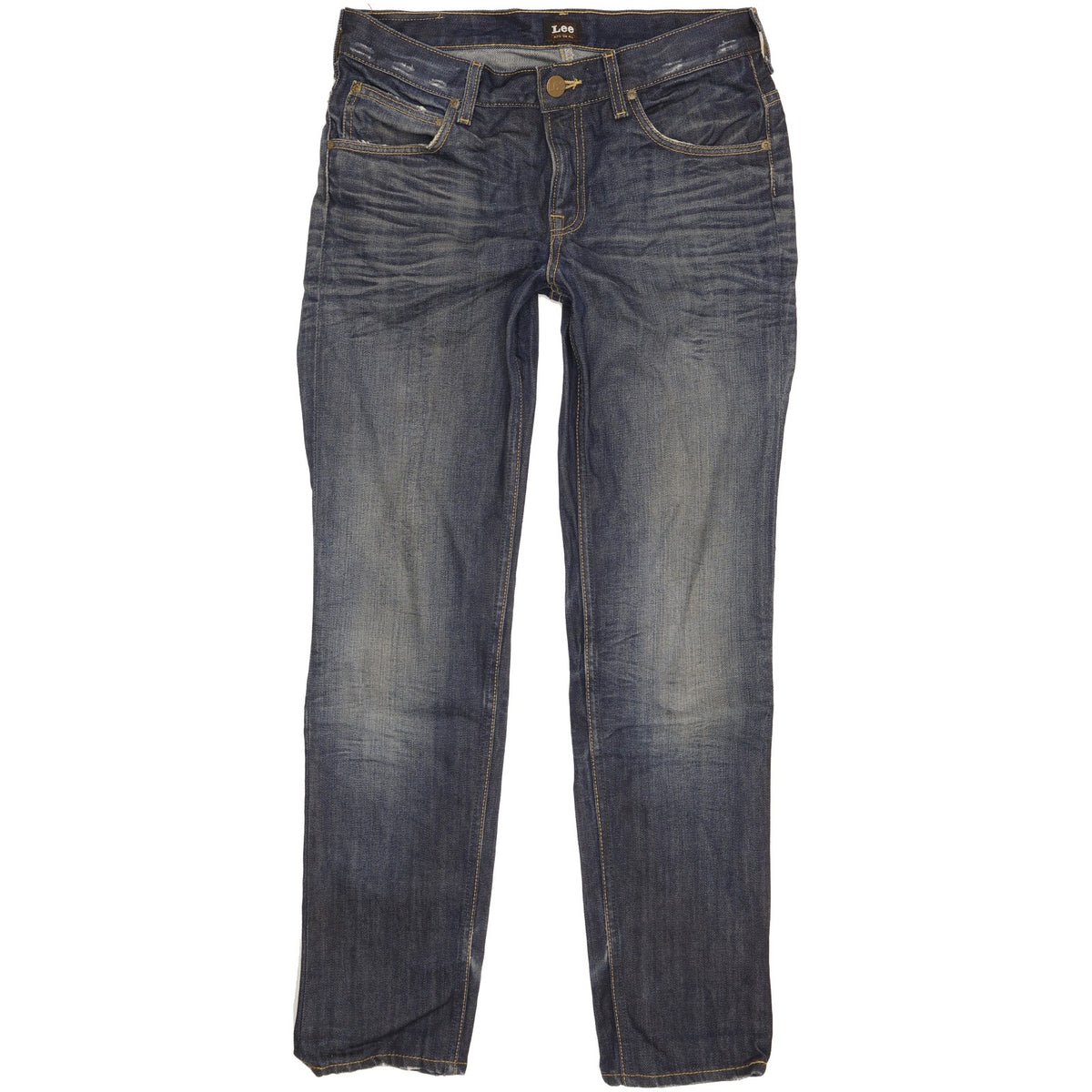 Lee Kunae Men Blue Straight Regular Jeans W28 L30