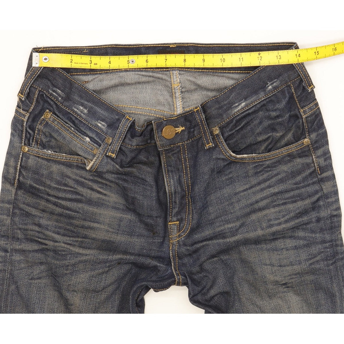 Lee Kunae Men Blue Straight Regular Jeans W28 L30