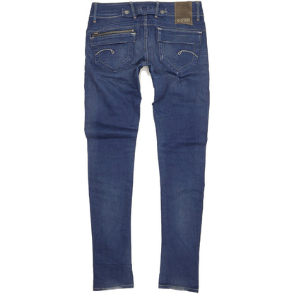 G-Star Royce Women Blue Skinny Slim Stretch Jeans W30 L34