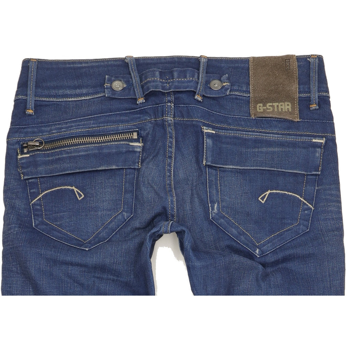 G-Star Royce Women Blue Skinny Slim Stretch Jeans W30 L34