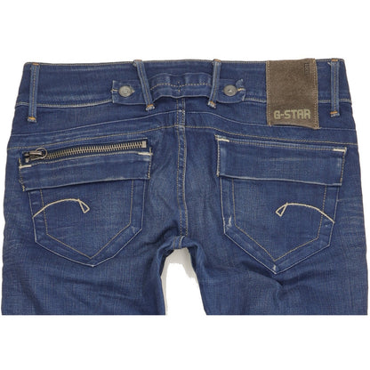 G-Star Royce Women Blue Skinny Slim Stretch Jeans W30 L34
