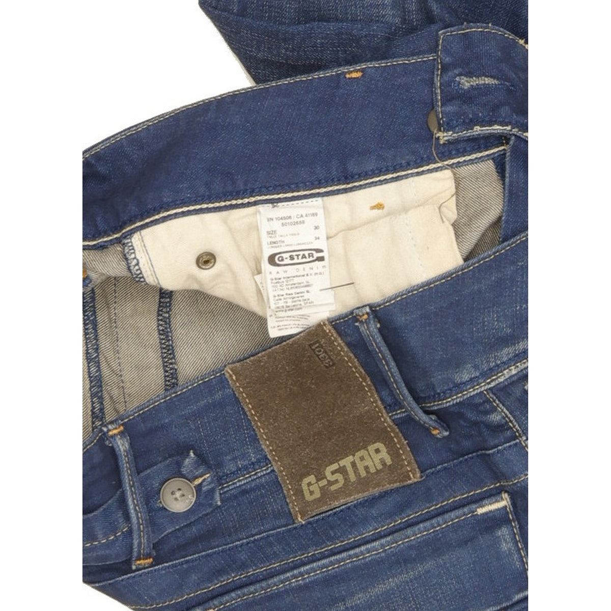 G-Star Royce Women Blue Skinny Slim Stretch Jeans W30 L34