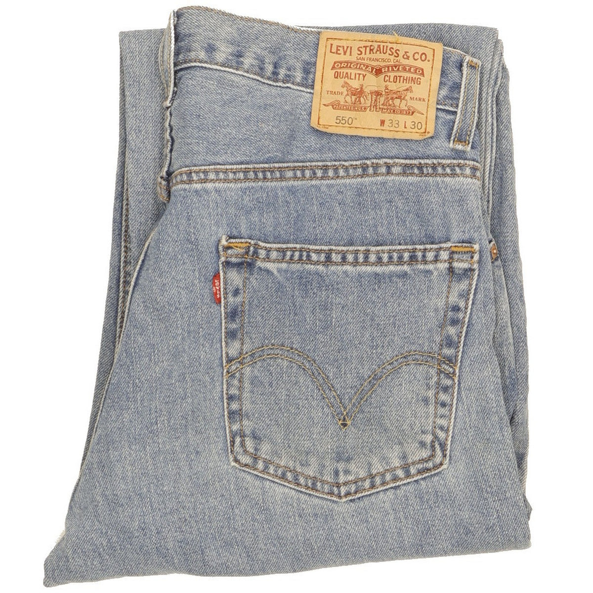 Levi's 550 Men Blue Straight Relaxed Jeans W33 L30