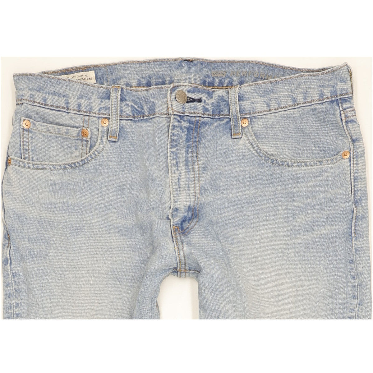 Levi's Men Blue Tapered Slim Stretch Jeans W33 L28