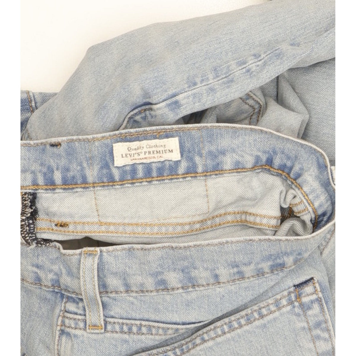 Levi's Men Blue Tapered Slim Stretch Jeans W33 L28