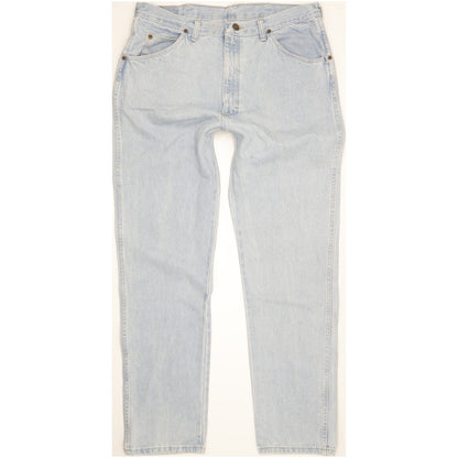 Wrangler Men Blue Straight Regular Jeans W36 L32
