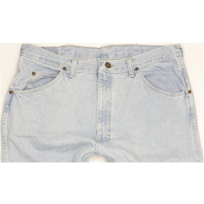 Wrangler Men Blue Straight Regular Jeans W36 L32