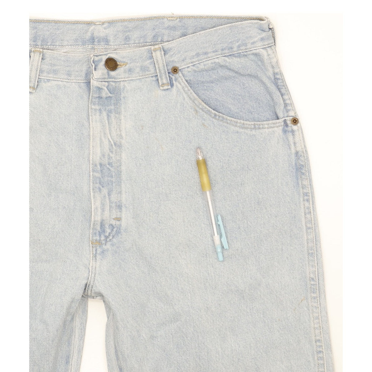 Wrangler Men Blue Straight Regular Jeans W36 L32