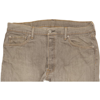 Levi's 501 Men Grey Straight Regular Stretch Jeans W36 L29