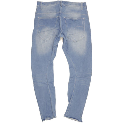 G-Star Arc 3D Men Blue Tapered Loose Jogger Stretch Jeans W32 L32