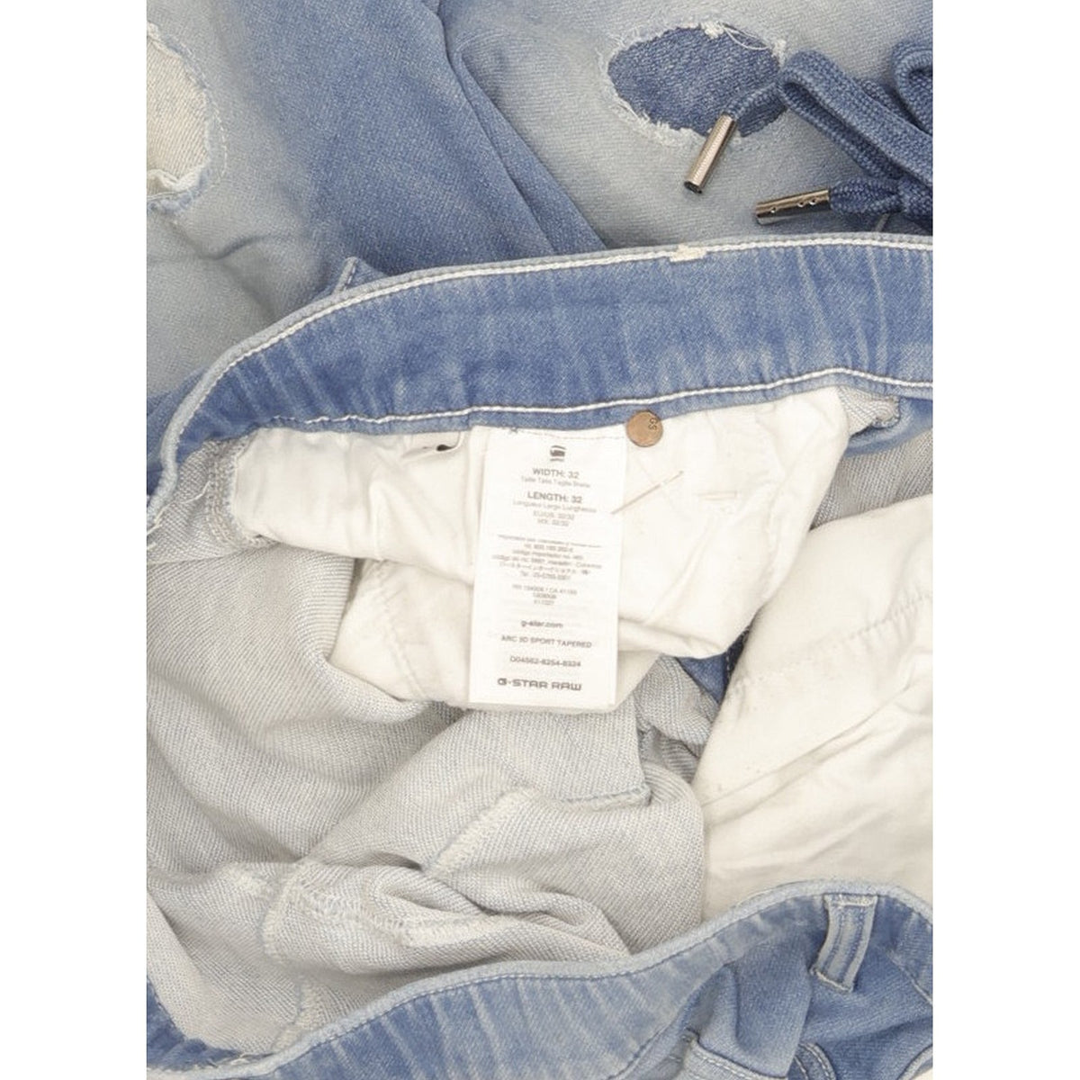 G-Star Arc 3D Men Blue Tapered Loose Jogger Stretch Jeans W32 L32