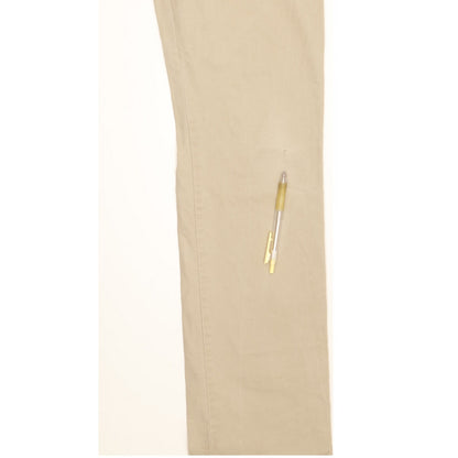 Wrangler Texas Men Beige Straight Regular Stretch Jeans W33 L35