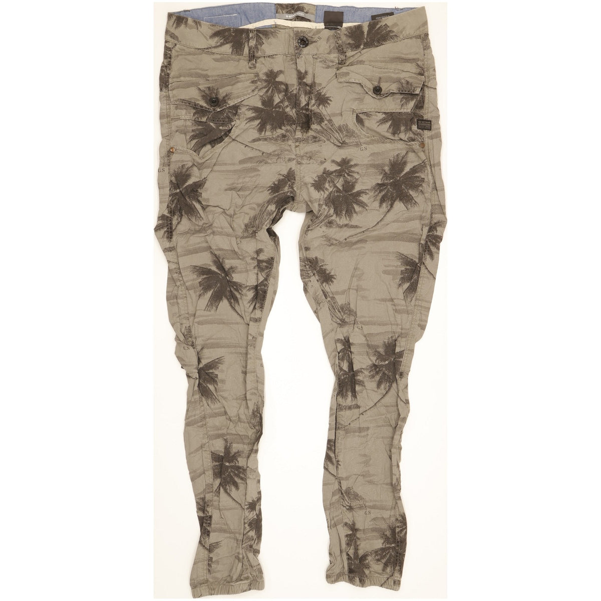 G-Star Army Radar Grey Tapered Loose Jogger Trousers High Waisted W27 L28
