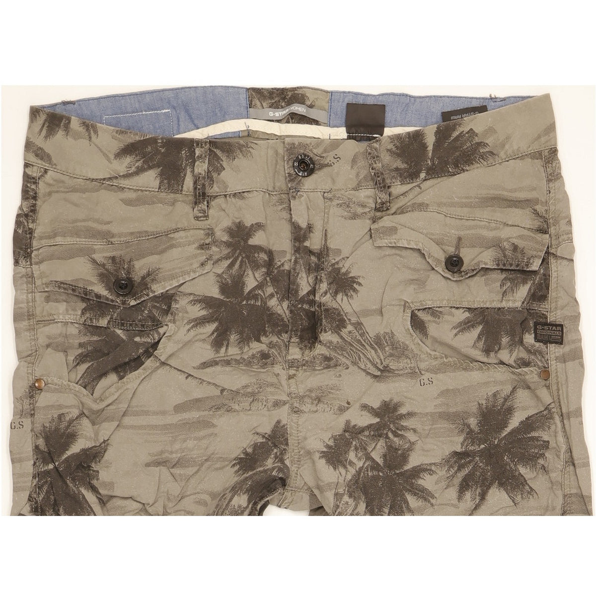 G-Star Army Radar Grey Tapered Loose Jogger Trousers High Waisted W27 L28