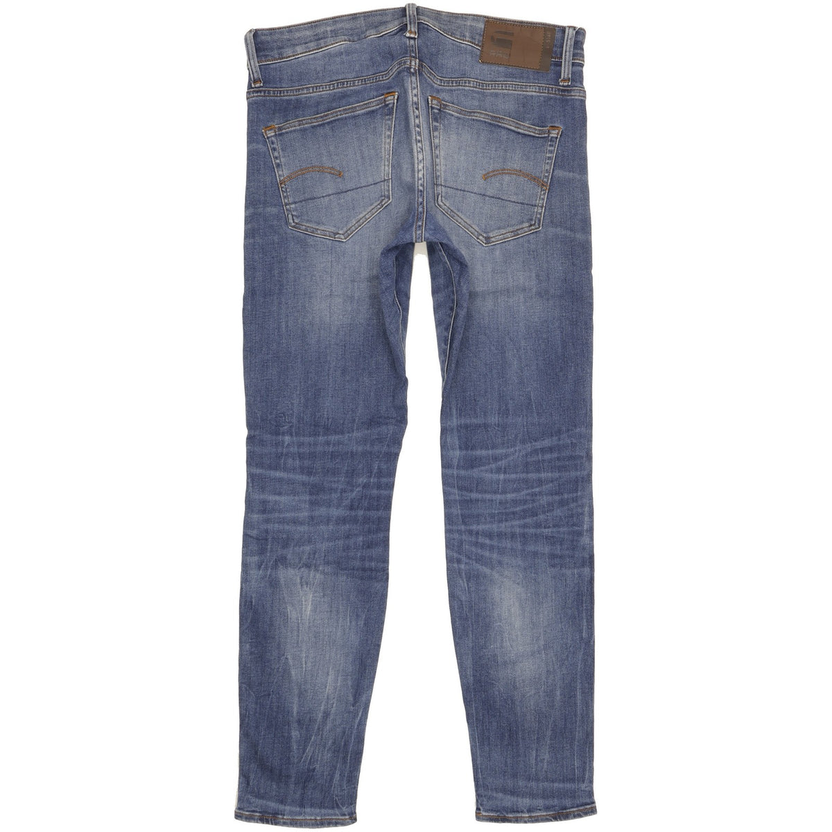 G-Star 3301 Deconstructed Men Blue Skinny Slim Stretch Jeans W30 L30