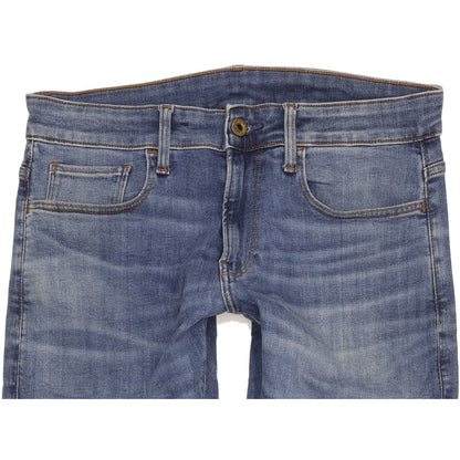 G-Star 3301 Deconstructed Men Blue Skinny Slim Stretch Jeans W30 L30