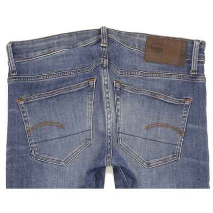 G-Star 3301 Deconstructed Men Blue Skinny Slim Stretch Jeans W30 L30